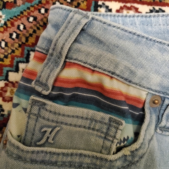 ROCK & ROLL  X  HOOEY. NWT MID RISE BOOTCUT 26 X  36. TALL LIGHT WASH. - Picture 2 of 11